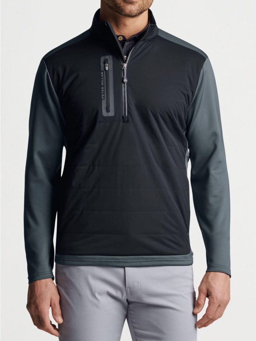 Peter Millar Men's  Hyperlight Weld Elite Hybrid Half-Zip Size XL
